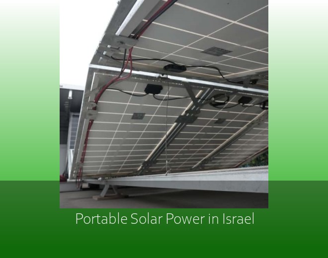 Portable Solar Power in Israel